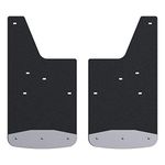 LUVERNE 251450 Front 12-Inch x 23-Inch Textured Rubber Mud Guards, Select Chevrolet Silverado 2500, 3500 HD