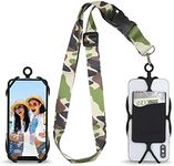 Gear Beast Universal Crossbody Pocket Cell Phone Lanyard Compatible with iPhone, Galaxy & Most Smartphones, Includes Phone Case Holder,Neck Strap