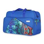 M MEDLER Figo Polyester 29.49 litres Waterproof Duffle Bag - Luggage Bag (Blue)