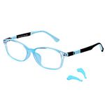 DUCO Blue Light Glasses for Kids Boys Girls Blue Ray Blocking Glasses Cute Computer Gaming TV Glasses for Children 8915 (Blue Blue)