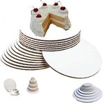 pizety Pack of 50 6 inch cake circles round cake boards 6 inch cake cardboard rounds Pizza and Cake Circle Cake Board Circles cake circles 6 inch cake boards 6 inch round cake boards thick cardboard