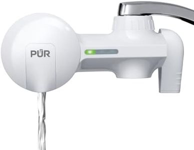 (White) - PUR PFM150W White Basic Faucet Mount Filtration System