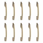 Atom 6 inches Zinc Cabinet Pull Handle | Antique Finish | Office Wardrobe Furniture Kitchen Drawer Push Bar, 545, Pack of 10