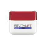 L’Oréal Paris Revitalift Hydrating Night Cream, Anti-Wrinkle Moisturising Formula to Reinforce Skin Elasticity, Smoother and Firmer Skin, Pro-Retinol and Elasti-Peptides, 50ml