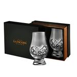 Cut Glencairn Glass x 2 in Presentation Box