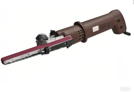 Electric Belt Sander, 2.3 AMP, 6 Speed Settings, 330-550m/min, 1/2 x 18 inch Belt, Brown