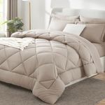 CozyLux Queen Comforter Set with Sh