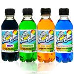 Snow Cones Syrup | Slush Syrup - 4 x 250ml Bottles - The Unicorn Pack - Compatible with All Slush Puppie|Slush|Slushie Machines – Includes FREE Snowy the Bear sticker pack