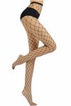 AOUN&HOUN Fishnet Tights for Women High Waist Fishnet Stockings Thigh High Stockings Pantyhose Fishnet Tights