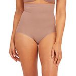 Spanx SPANXsculpt Power Series High-Waisted Brief - Lightweight All-Day Comfort - Core Control Shapewear - High-Waisted Underwear - Cafe Au Lait - Medium
