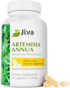 Jiva Botanicals Artemisia Annua Capsules - Sweet Wormwood Supplement - Wormwood Herb Extract from Sweet Wormwood Root - Leverage The Benefits of Wormwood Plant - 90 Capsules