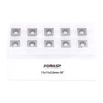 FomaSP 11mm Square Carbide Cutter Inserts (11mmx11mmx2.0mm) for Wood Turning Roughing Tool,Pack of 10