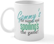 CafePress Gammy's The Name, And Spoiling's The Game! Mug 11 oz (325 ml) Ceramic Coffee Mug