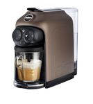 Lavazza, A Modo Mio Deséa Coffee Capsule Machine, Compatible with A Modo Mio Coffee Pods, Touch Interface, Sound Alerts, Automatic Shut-Off, Dishwasher-Safe Components, 1500W, 220-240V, Walnut