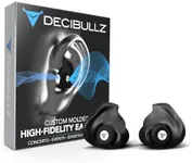 Decibullz Moldable Ear Plugs for Concerts, High Fidelity Hearing Protection for Noise Reduction & Noise Sensitivity, Noise Cancelling Earplugs Perfect for Musicians, Recording Artists, Festivals