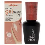 Sally Hansen Salon Pro Gel Nail Polish Lacquer, Just Peachy, 0.24 Fl. Oz.