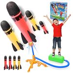 Toys for Boys 3-12, Notique Rocket Launcher Outdoor Toys for Kids 3-5 6 7 Year Old Boy Gifts, Foam Rocket Yard Games Boys Toys Age 3 4 5 6 7 Outdoor Kids Toys for Backyard Toddler Toys Gifts