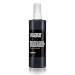 Scotch Porter Leave-in Conditioner Spray for Men | Daily Hydration Leave-In Beard & Hair Conditioner Spray | Coconut, Avocado, & More | 8oz Bottle with Pump Spray