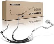 A-Premium Inlet & Outlet Engine Oil Cooler Line Hose Assembly Compatible with Chevrolet Silverado Suburban 1500 2500 Tahoe GMC Sierra 1500 Yukon Cadillac