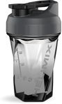 HELIMIX 1.5 Vortex Blender Shaker Bottle Holds Upto 20oz | No Blending Ball or Whisk | USA Made | Portable Pre Workout Whey Protein Drink Shaker Cup | Mixes Cocktails Smoothies Shakes | Top Rack Safe