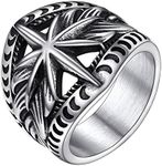 PROSTEEL Ring for Men Cool Ring Stainless Steel Pirate Rings Large Mens Ring Signet Ring