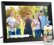 WiFi Digital Photo Frame 10.1 Inch, 1280 x 800 IPS LCD Touchscreen Smart Digital Picture Frame Built in 32GB Memory, Auto-Rotate Electronic Photo Frame, Share Photos/Videos via Frameo, Gift Choice