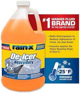 Rain-X -25°F Heavy Duty De-Icer Windshield Washer Fluid - 1 Gallon (Pack of 6)