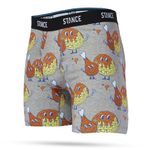 Stance Bock Bock Boxer Briefs Grey Poly Blend Food Medium