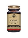 Solgar CoQ-10 (Coenzyme Q-10) 60 mg Vegetable Capsules - Pack of 60 - For Busy Schedules and Over 50s - Helps Cell Regeneration - Vegan and Gluten Free