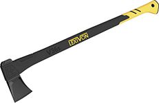 LEXIVON V36s Splitting Axe, 36-Inch Lightweight Fiberglass-Composite Handle & Ergonomic TPR Grip | Protective Carrying Sheath Included (LX-V36S)