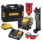 DEWALT DCE0825D1R-QW 10.8V 5 Point Line Laser Level (Red) (Black & Yellow)