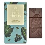 SMOOR True Treats Premium Dark Chocolate Bar With Raisins | 55% Cocoa Couverture Chocolate Bar with Real Raisins | Perfect For Snacking & Diwali Gifting | 50gm