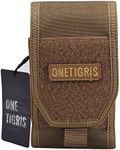 OneTigris Large Smartphone Pouch for 5.5" Phone with Otterbox or Survivor Case (Coyote Brown)