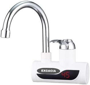 EXCACIA™ Instant Water Heater Tap: Get Hot Water at 45-65°C in 2 Seconds with LED Screen, Winter Hot Water Tap for Kitchen, Bathroom (Wall Mount: Retro)