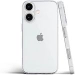 totallee Clear iPhone 16 Case, Thin