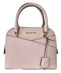 Michael Kors Jet Set Medium Logo Dome Satchel (Powder Blush)