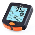 SANWAN - Wireless LCD Digital Bike Speedometer Odometer Waterproof Bike Computer Bicycle Accessories with Backlight