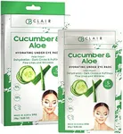 Clear Beauty Cucumber & Aloe Under Eye Patches - Dermatologist Tested, Reduces Dark Circles, Anti-Aging - Clean Beauty, Natural Ingredients, Cruelty-Free Korean Skincare - All Skin Types - 5 Pairs