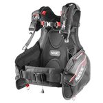 SEAC Ego Scuba Diving BCD (Black/Red, X-Small)