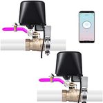 Zauzau ZigBee Smart Valve Pressure 1.6 Meters Pressure 1.6MPa Torque 40kgf.cm ZigBee hub Required Works with HUE Echo 4G+ Philips HUE SmartThings Tuya eWeLink Echo hub Required (2 Pack)