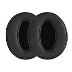 kwmobile Ear Pads Compatible with Sennheiser HD400S / HD450SE / HD458BT Earpads - 2x Replacement for Headphones - Black