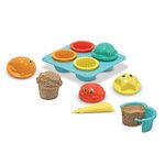 Melissa & Doug Sunny Patch Seaside Sidekicks Sand Cupcake Play Set | Toddler Beach Toys, Outdoor Toys For Sandbox, Sand Toys For Toddlers And Kids Ages 3+