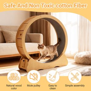 XL Cat Exercise Wheel – 43.3" Large Indoor Running Toy
