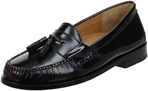 Cole Haan Men's Pinch Tassel Loafer, Burgundy, 11.5 D US