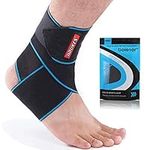 Beister Adjustable Compression Ankle Brace, Elastic Foot Support Wrap, Sprains Foot Brace for Sports Protect, Arthritis, Plantar Fasciitis, Achilles tendonitis