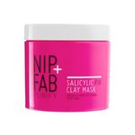 Nip + Fab Salicylic Fix Face Clay Mask 170 ml, Pink Clay Mask for Congested Skin, Deeply Cleanses the Skin, Unblocks Clogged Pores, Removes Toxins and Impurities