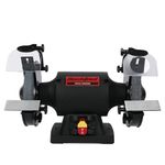 BUCKTOOL 1.0 HP 8 Inch High Speed Bench Grinder, 3590 RPM Table Grinder with 8.0A Motor, High Precision Wobble-free Wheel Grinder, TDS-200HD