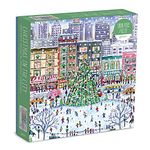 Michael Storrings Chirstmas in The City Puzzle, 1000 Pieces, 27” x 20” – Difficult Jigsaw Puzzle with Stunning Holiday Artwork – Thick, Sturdy Pieces, Challenging Family Activity