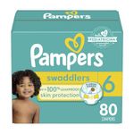 Pampers Swaddlers Active Baby Diaper Size 6 80 Count