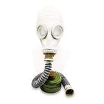 OldShop Gas Mask GP5 Set - Soviet Russian Military Gasmask REPLICA Collectable Item Set W/Mask, Hose, Filter - Authentic Look Several Color: Grey | Size: M (2Y)